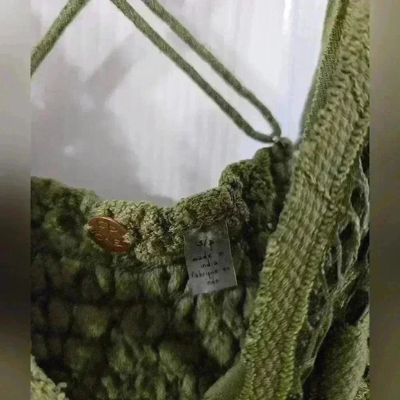 NWT Free People Women’s Adella Camisole Olive Sparrow - Picture 3 of 6